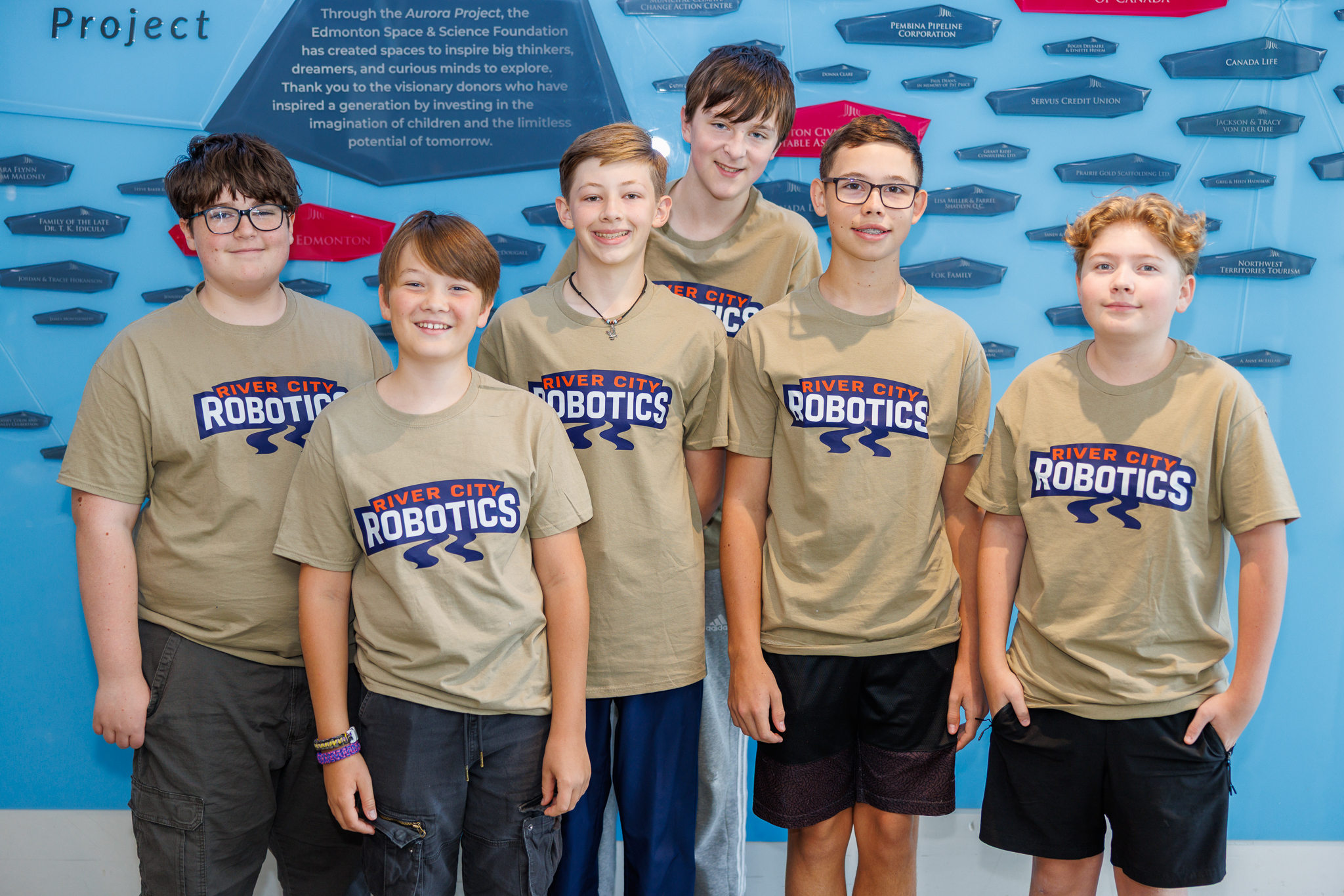 River City Robotics at the season launch